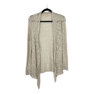 Eileen Fisher Womens Size Petite Small Linen Blend Cardigan Sweater